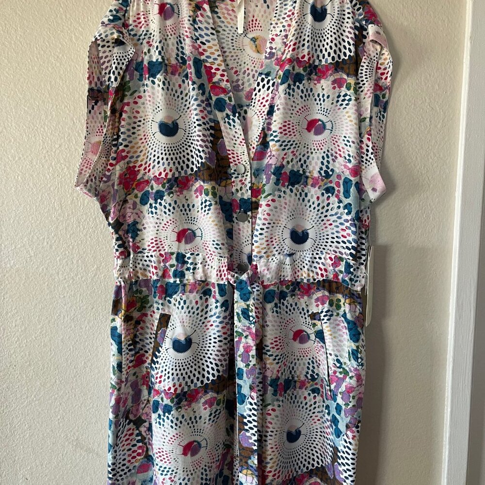 Rachel Roy Watercolor Dress, NWT, Size Large